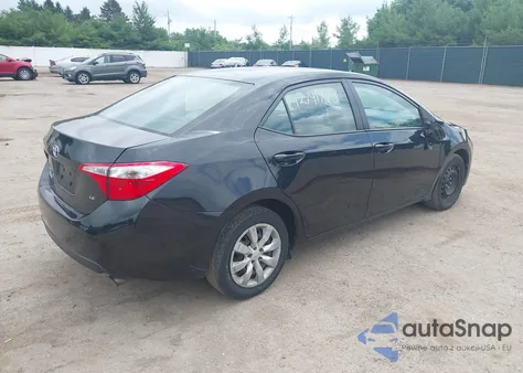 2016 Toyota Corolla Le from USA, damaged, VIN 2T1BURHE8GC673491